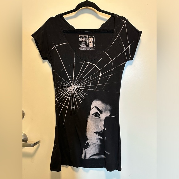 Kreepsville 666 Tops - Kreepsville 666 Vampira Tunic